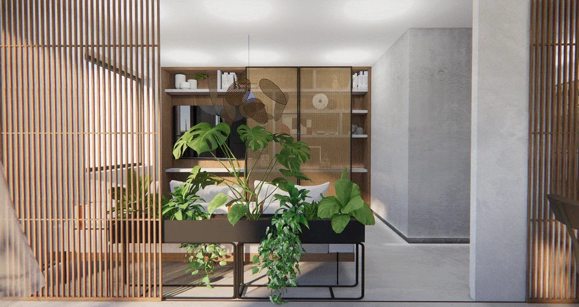 Apartament Japandi — projekt koncepcyjny — zdjęcie 4