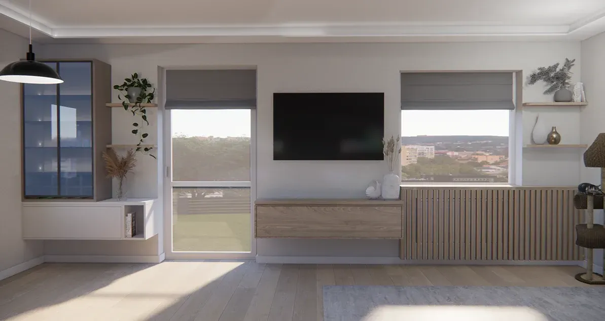 Salon z otwartą kuchnią — zdjęcie 4