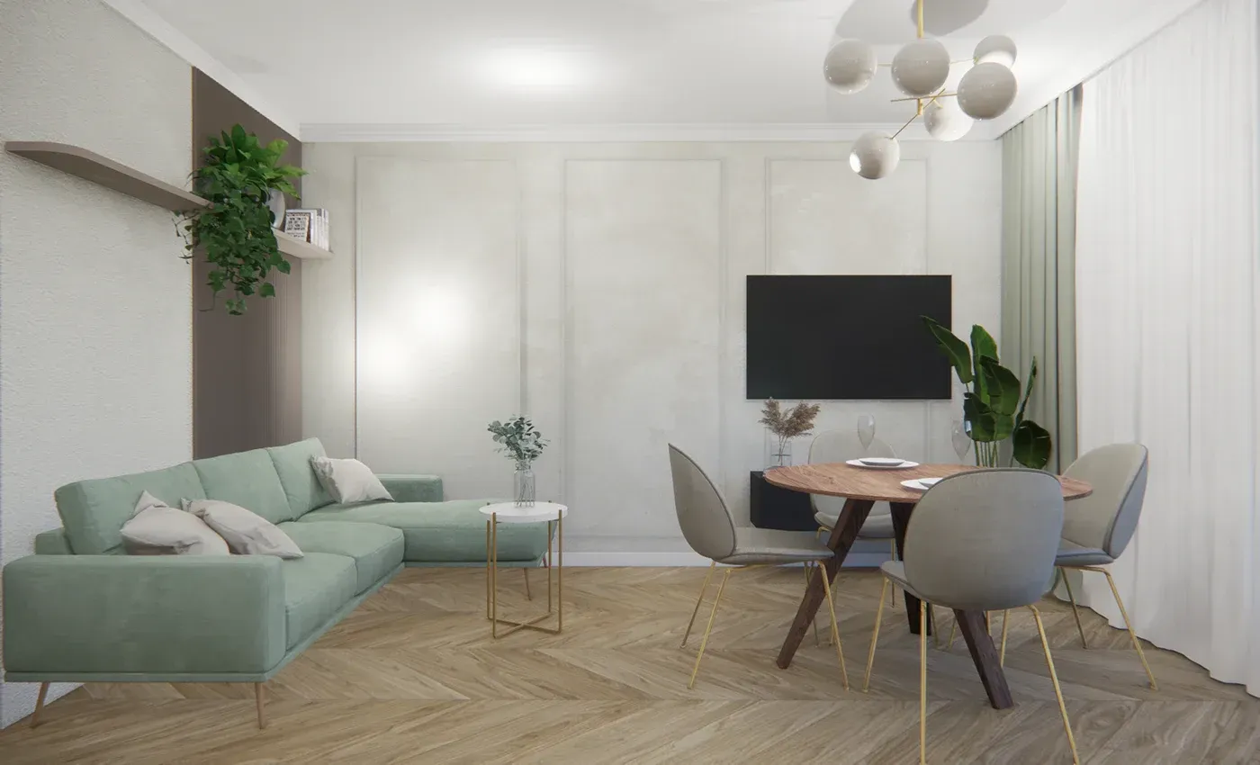 Salon z aneksem kuchennym — 2021 — zdjęcie 6