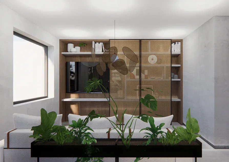 Apartament Japandi — projekt koncepcyjny — zdjęcie 6