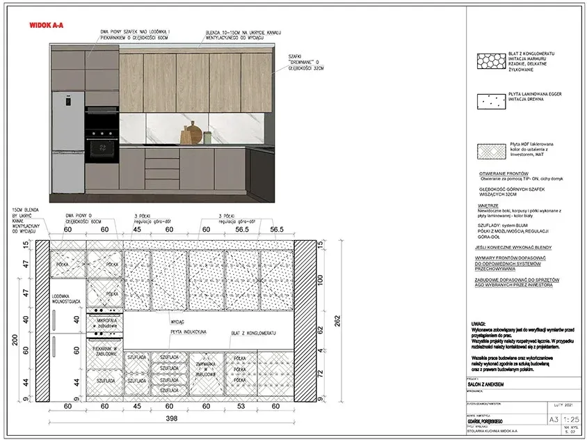 Salon z otwartą kuchnią — zdjęcie 10