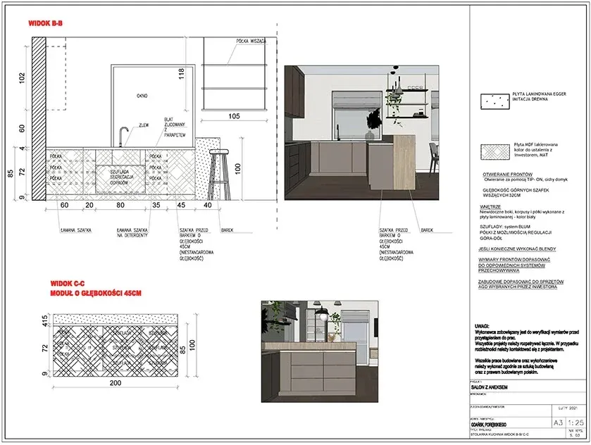 Salon z otwartą kuchnią — zdjęcie 11