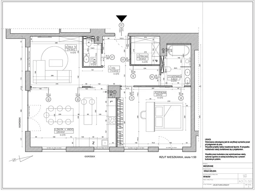 Apartament Japandi — projekt koncepcyjny — zdjęcie 11