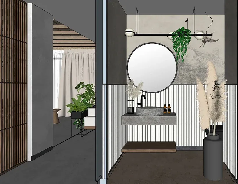 Apartament Japandi — projekt koncepcyjny — zdjęcie 14