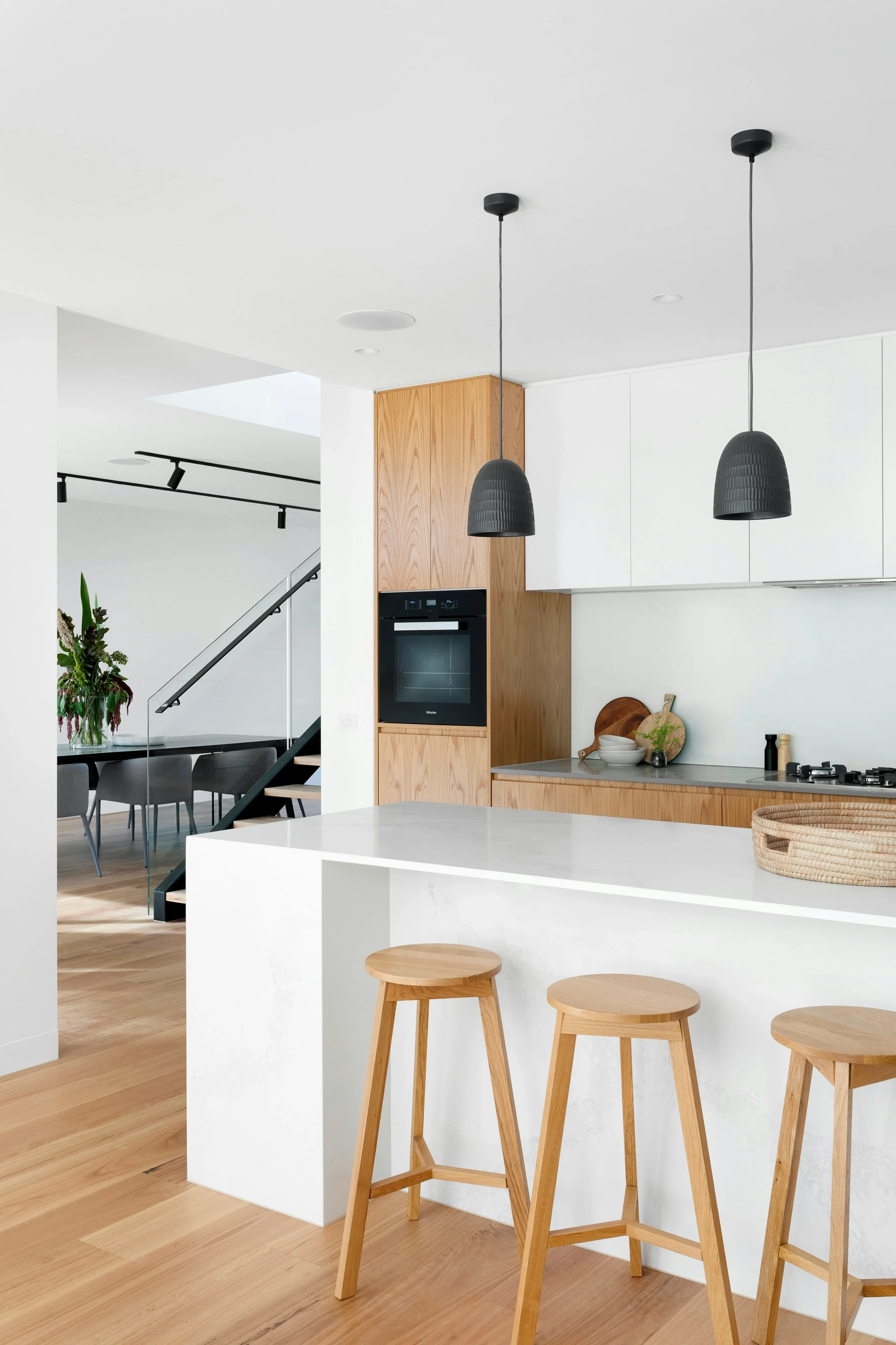 Modern apartment interior in Tricity designed by DeMāre Studio